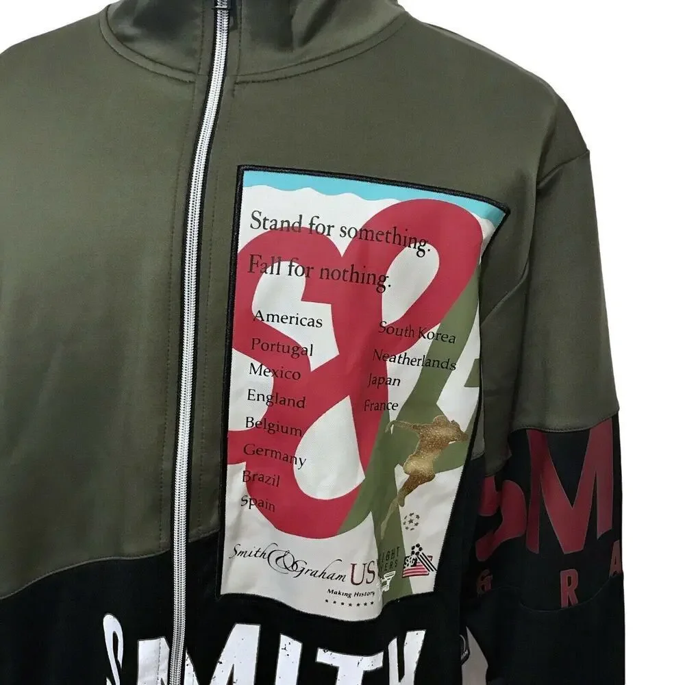 Smith & Graham NWT Zip Up Track Jacket Men 3XL